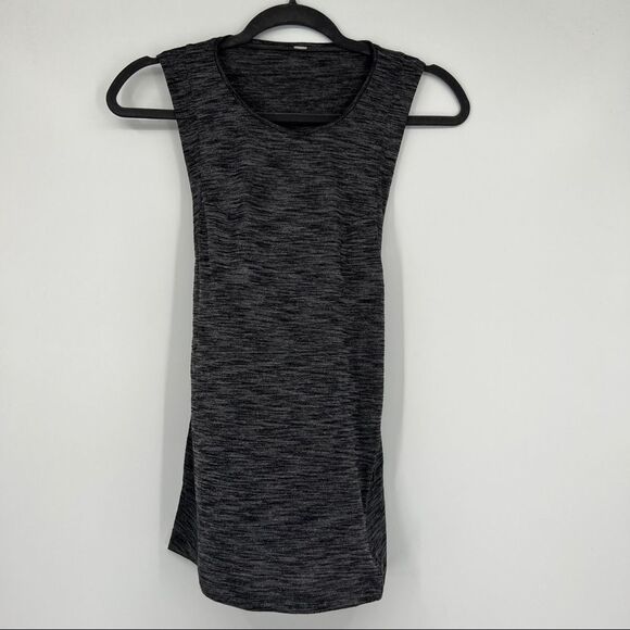 Lululemon &Go Endeavor Heathered Luon Open Back Twist Sleeveless Tank Top - Picture 1 of 13